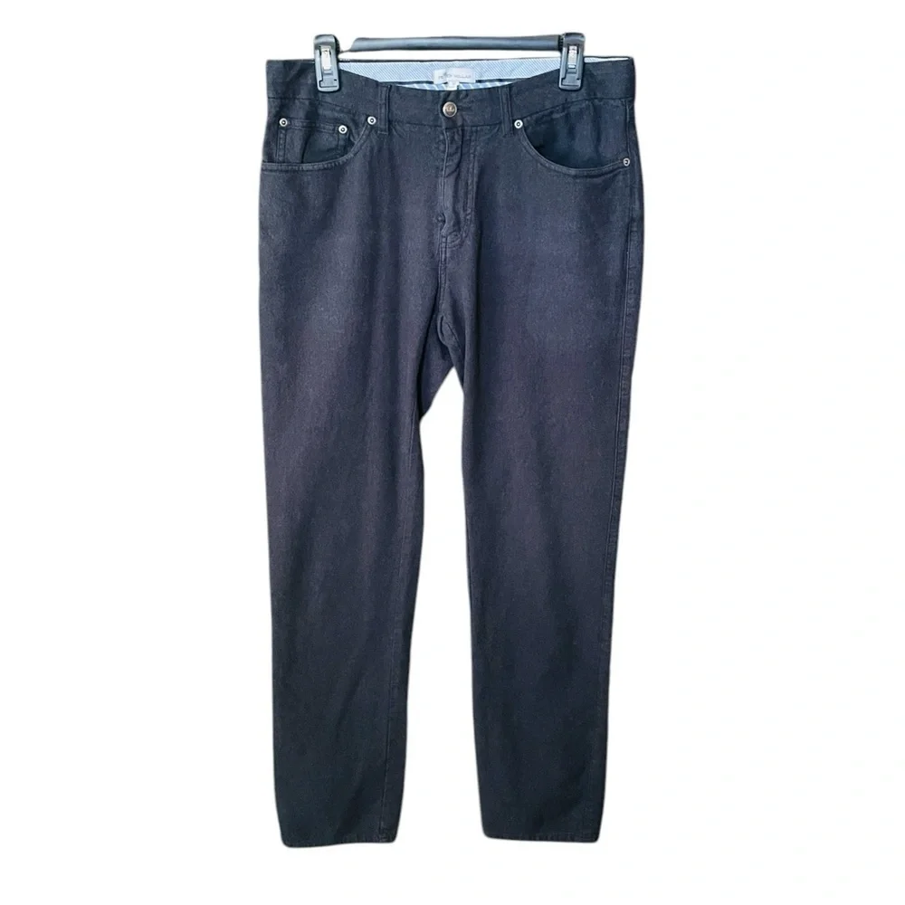 Peter Millar Crown 5-pocket men’s pants super soft 33 x 31 charcoal gray